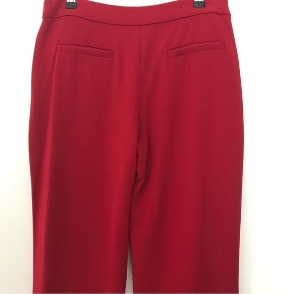 Emil Rutenberg Holiday Red Career Pants with pocket size 0 USA New with Tags - Picture 7 of 8